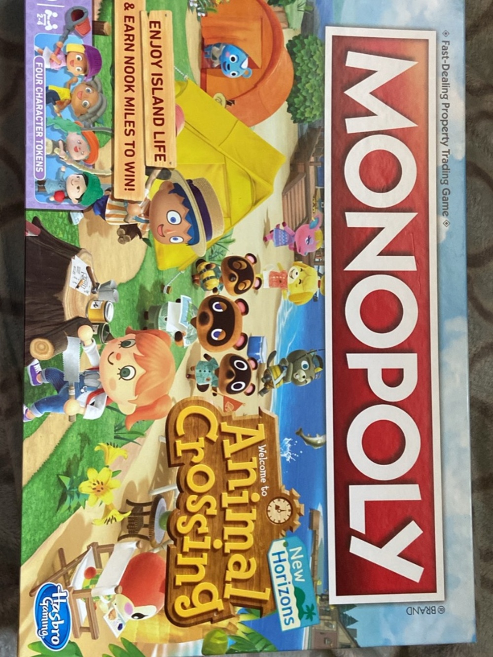 Hasbro Gaming Monopoly Animal Crossing: New Horizons Edition Board Game